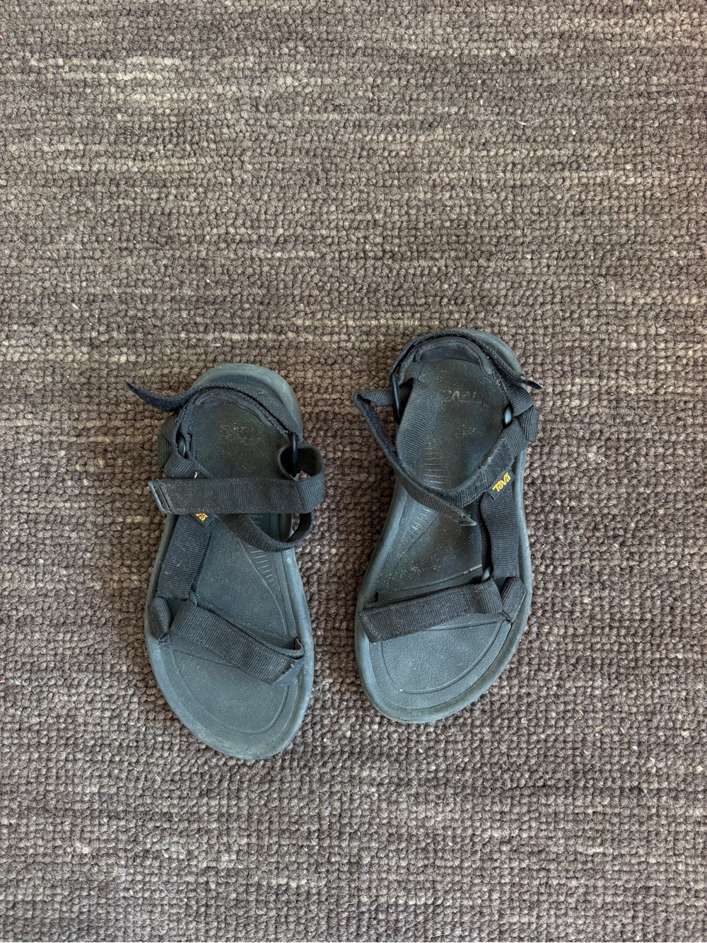 Teva Black Strappy Sport Sandals